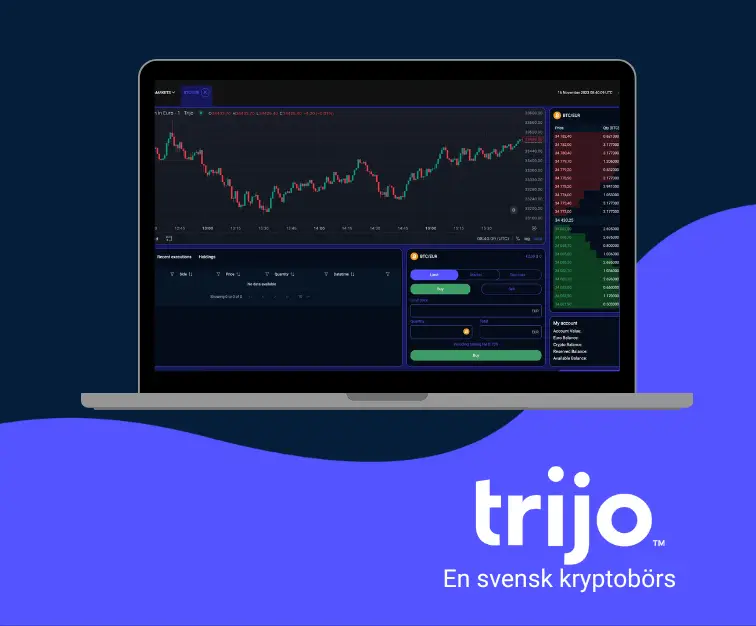 Trijo kryptobörs gränssnitt